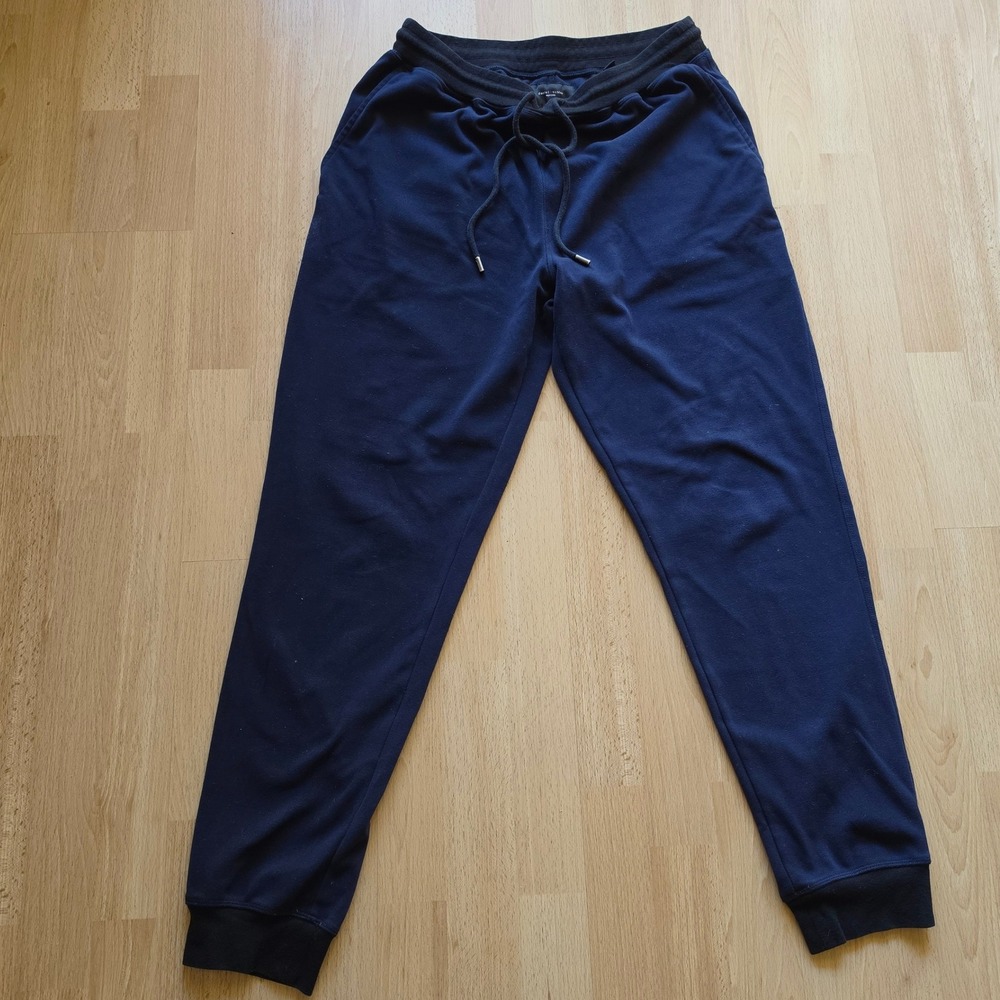 Daniel Buchler New York Mens Navy Blue Jogger Lounge Pants Size M RN128545